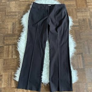Ann Taylor LOFT Factory 10 Black Original Fit Pants Straight Leg Trousers